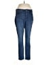 NYDJ Solid Blue Jeans Size 12 - photo 1
