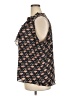 Ann Taylor 100% Polyester Black Sleeveless Blouse Size XXL - photo 5