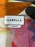 Marella Color Block Orange Short Sleeve Blouse Size 4 - photo 7