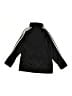 Adidas 100% Polyester Black Track Jacket Size 7 - photo 2