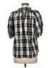 J.Crew 100% Cotton Gray 3/4 Sleeve Blouse Size M - photo 2