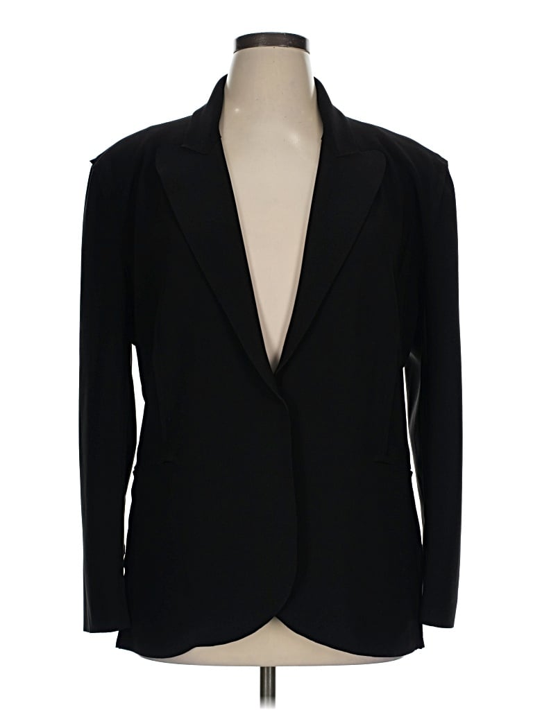 Pre-owned Norma Kamali Blazer Jacket In Black