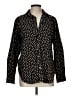 Frank & Eileen 100% Cotton Polka Dots Black Long Sleeve Button-Down Shirt Size L - photo 1