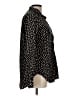 Frank & Eileen 100% Cotton Polka Dots Black Long Sleeve Button-Down Shirt Size L - photo 4