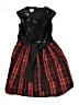 Assorted Brands 100% Polyester Plaid Black Dress Size 16 - photo 1