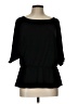 Monroe and Main Black 3/4 Sleeve Top Size L - photo 1