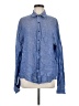 Assorted Brands 100% Cotton Blue Long Sleeve Button-Down Shirt Size M - photo 1
