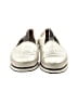 Prada Linea Rossa Metallic Silver Tan Flats Size EU 38 - photo 2