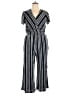 Left Coast by Dolan Stripes Black Jumpsuit Size XL - photo 1