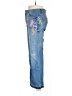 Zara Print Blue Jeans Size 6 - photo 5