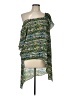 Halston Green Short Sleeve Blouse Size L - photo 1