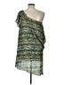 Halston Green Short Sleeve Blouse Size L - photo 2