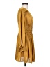 Ryegrass 100% Polyester Gold Cocktail Dress Size S - photo 4