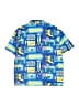 Assorted Brands Print Blue Short Sleeve Button-Down Shirt Size 10 - photo 2