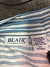 Blair Stripes Blue 3/4 Sleeve Button-Down Shirt Size 2X - photo 7