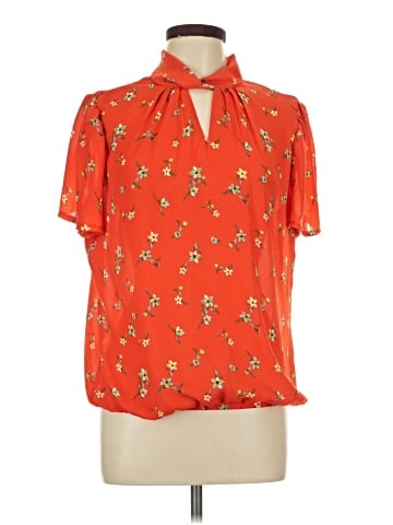 Sara Michelle Short Sleeve Blouse (view 1)