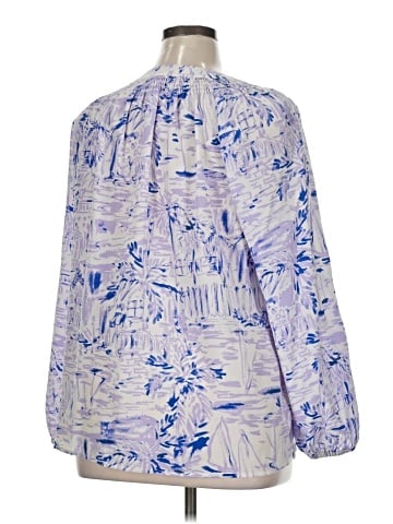 Lilly Pulitzer 3/4 Sleeve Silk Top (view 1)
