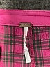 Free People 100% Polyester Plaid Pink Casual Pants Size XL - photo 6