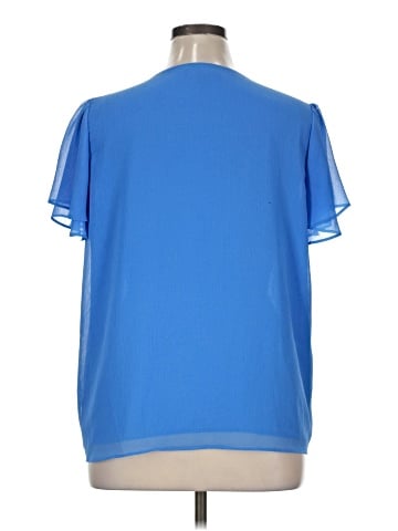 Roz & Ali Short Sleeve Blouse (view 2)