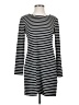1.State Stripes Black Casual Dress Size S - photo 1