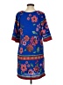 Rabbit Rabbit Rabbit Designs Print Blue Casual Dress Size 4 - photo 2