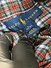 Ralph Lauren Plaid Brown Long Sleeve Button-Down Shirt Size 14 - 16 - photo 3