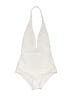 Burberry Ivory One Piece Swimsuit Size S - photo 1