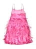 Justice 100% Polyester Stars Pink Dress Size 8 - photo 2