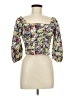 Dizzy Gal Yellow 3/4 Sleeve Blouse Size M - photo 1