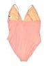 J.Crew Color Block Pink One Piece Swimsuit Size 16 - photo 2