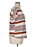 Assorted Brands 100% Polyester Stripes Brown Short Sleeve Top Size 1X - photo 4