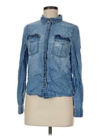 Forever 21 Long Sleeve Button-Down Shirt (view 1)
