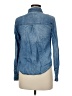 Forever 21 100% Cotton Blue Long Sleeve Button-Down Shirt Size M - photo 2