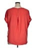 Maurices 100% Polyester Orange Short Sleeve Top Size 1X - photo 2