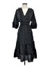 Max Studio Paisley Floral Blue Casual Dress Size S - photo 1