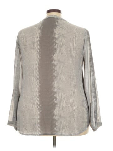 Rose + Olive Long Sleeve Blouse (view 2)
