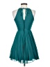 Teeze Me 100% Polyester Teal Cocktail Dress Size 1/2 - photo 2