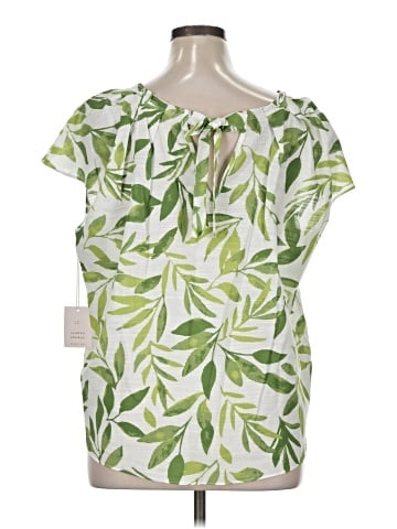 LC Lauren Conrad Short Sleeve Blouse (view 2)