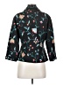 Silk Land 100% Silk Print Black Jacket Size S - photo 2