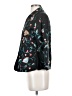 Silk Land 100% Silk Print Black Jacket Size S - photo 5