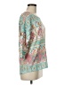 Akemi + Kin Teal 3/4 Sleeve Blouse Size M - photo 4