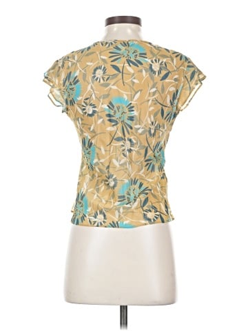 St. John Short Sleeve Silk Top (view 2)