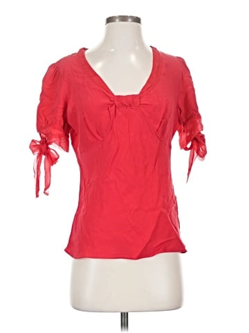 Sunny Leigh Short Sleeve Silk Top (view 1)