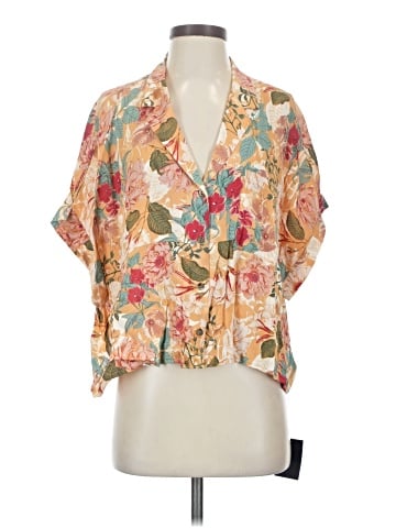 Lulus Short Sleeve Blouse (view 1)