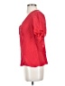 Sunny Leigh 100% Silk Red Short Sleeve Silk Top Size S - photo 5