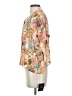 Lulus Floral Tan Short Sleeve Blouse Size S - photo 5