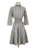 Maje Argyle Gray Casual Dress Size Sm (1) - photo 1