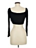 Lush Black 3/4 Sleeve Top Size M - photo 2