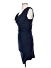 Badgley Mischka Solid Blue Cocktail Dress Size 4 - photo 5