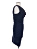 Badgley Mischka Solid Blue Cocktail Dress Size 4 - photo 4